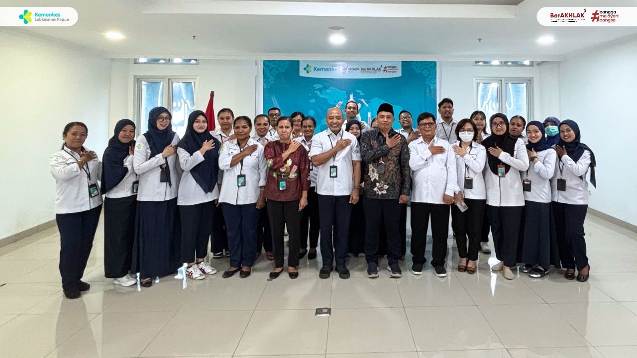 Balai Labkesmas Papua Ikuti Pelantikan Pejabat Fungsional di Lingkungan Ditjen Kesprimkom - 1
